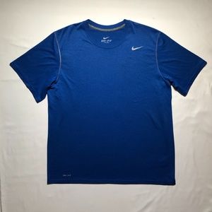Blue Nike Dri Fit Shirt